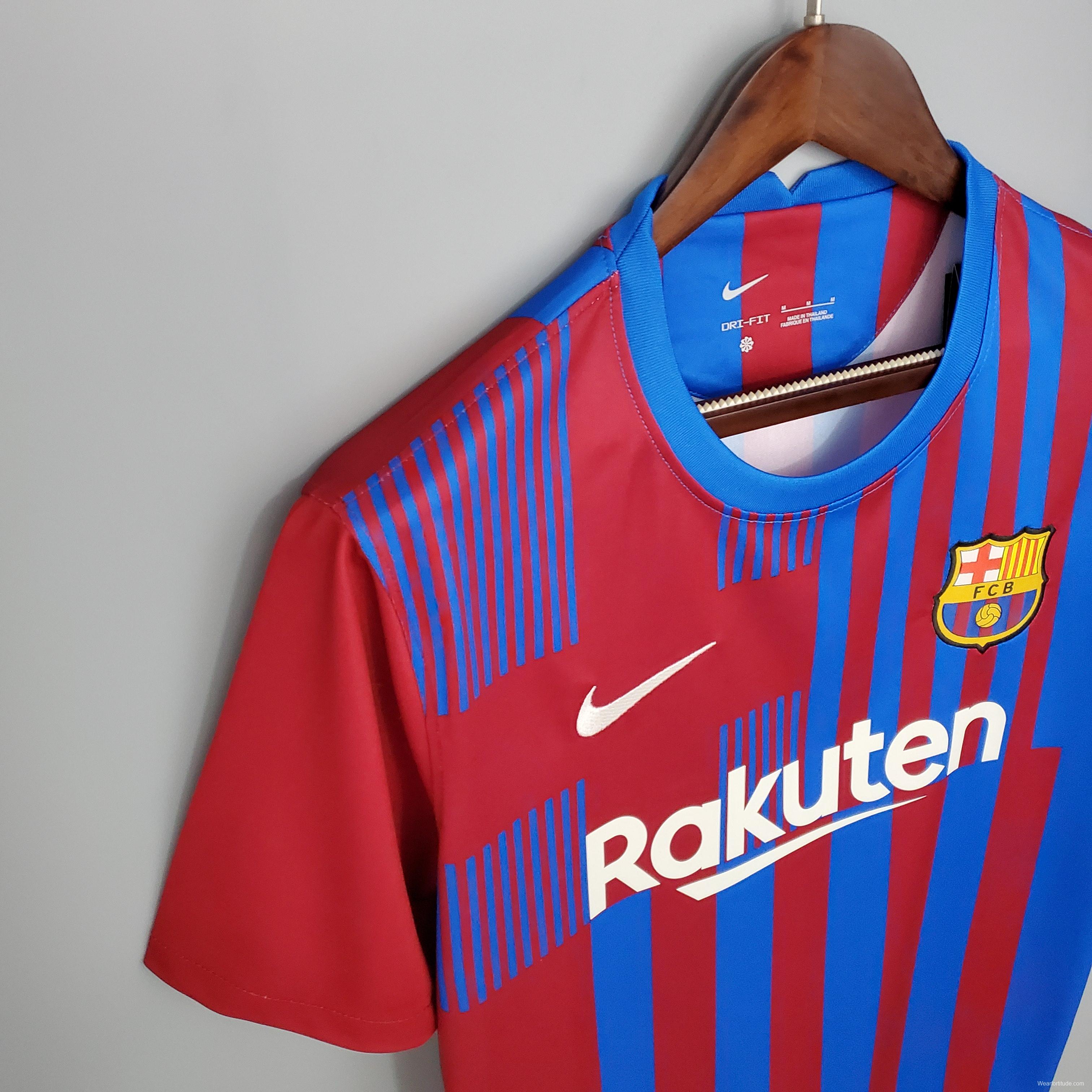 21/22 Barcelona home Soccer Jersey