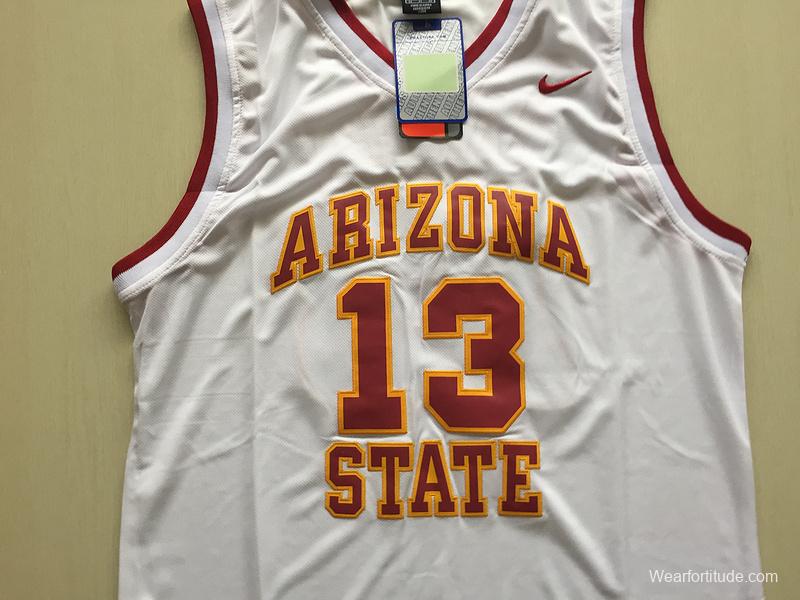 James Harden 13 Arizona State College White Basketball Jersey