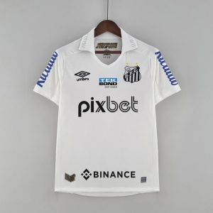 22/23 All Sponsors Santos Home Soccer Jersey