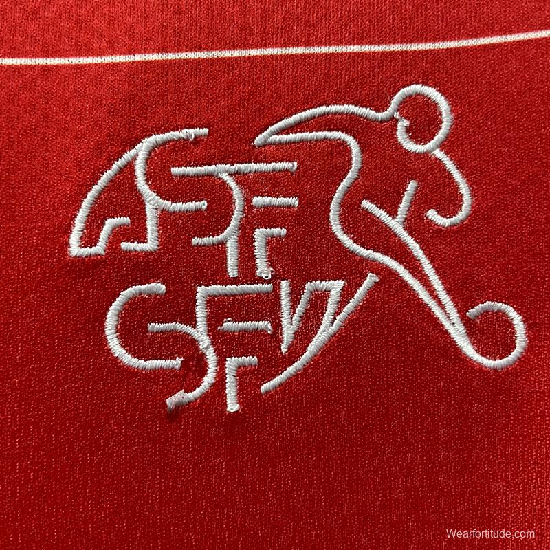 2022 Switzerland Home Soccer Jersey