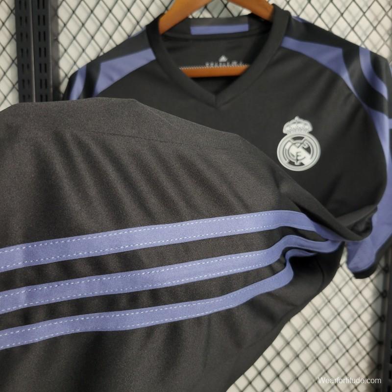 Retro 16-17 Real Madrid Third  Black Jersey