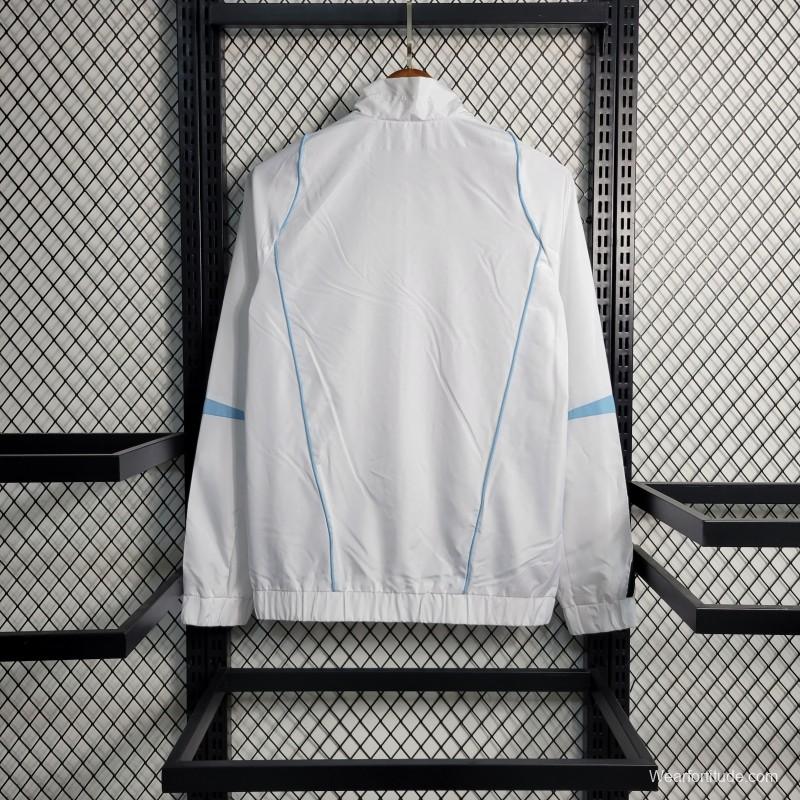 23-24 Flamengo White Windbreaker