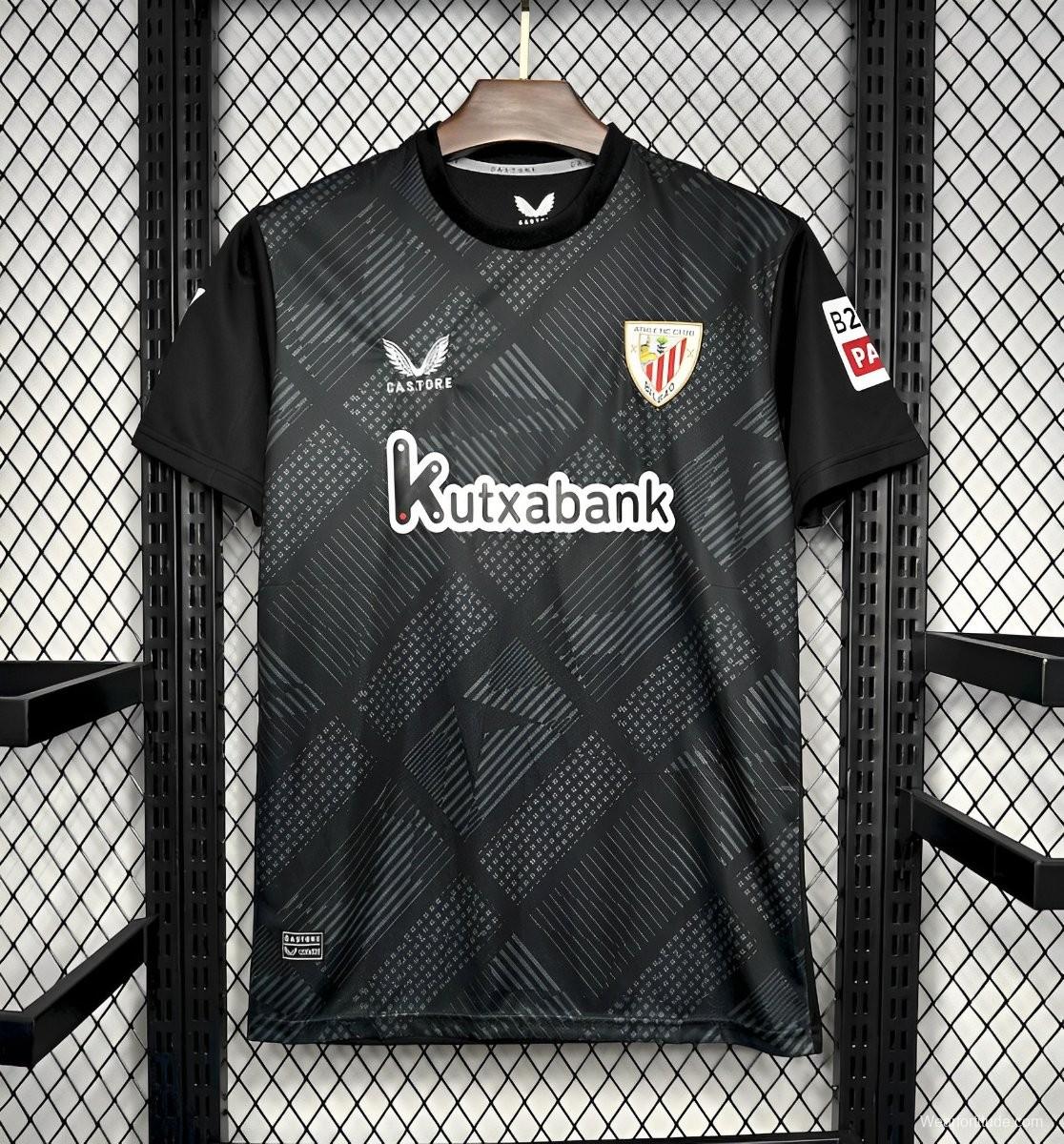 24/25 Athletic Bilbao Goalkeeper Black Jersey